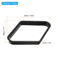 thumbnail image 2 of Uxcell 9 Ball Diamond Rack Snooker Billiard Pool Table Ball Holder Positioning Racks for 21/4" Pool Balls Black, 2 of 5