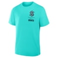 thumbnail image 4 of Men's Fanatics Light Blue Seattle Kraken Crash The Net Legacy T-Shirt, 4 of 5