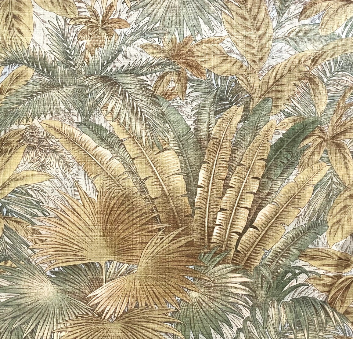 1 Yard - Tropical Island Foliage Tommy Bahama Broadcloth Outdoor Upholstery Polyester Fabric (Great for Quilting, Sewing, Craft Projects, Throw Pillows & More) 1 Yard X 58" Wide