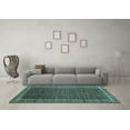 thumbnail image 3 of Ahgly Company Indoor Rectangle Southwestern Light Blue Country Area Rugs, 6' x 9', 3 of 4
