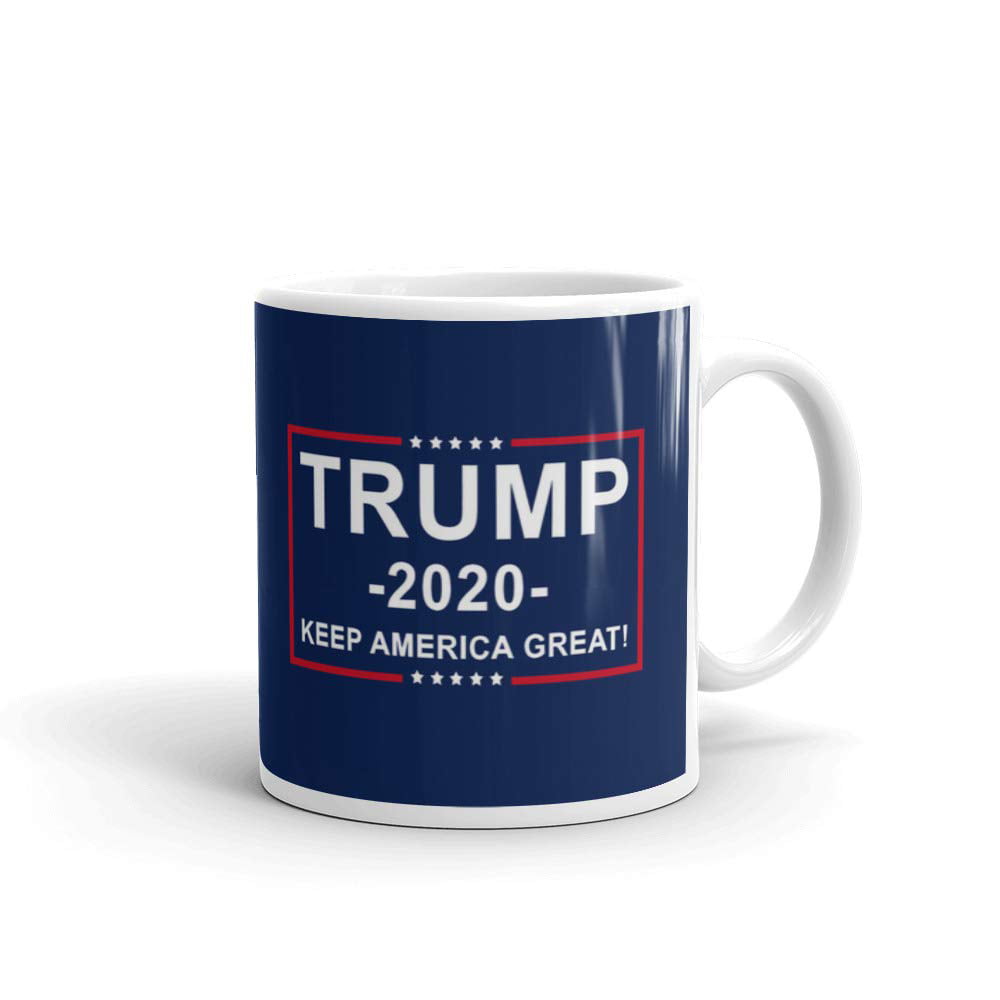 Trump 2020 Keep America Great Again Black Coffee Mug 11oz 15oz