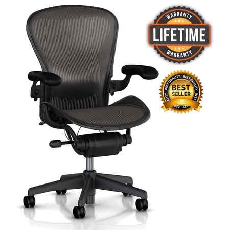 Used Classic Herman Miller Aeron Black Office Chair with Fully Adjustable Size B