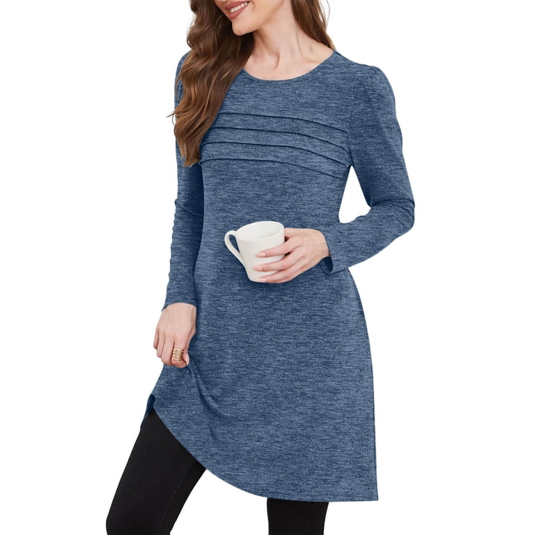 long sleeve chiffon maternity dress Smooth and Tiered ruffle details along 08-05-2024 US DROP Color:Dark Grey Heather/White Getting Ready for Sundress