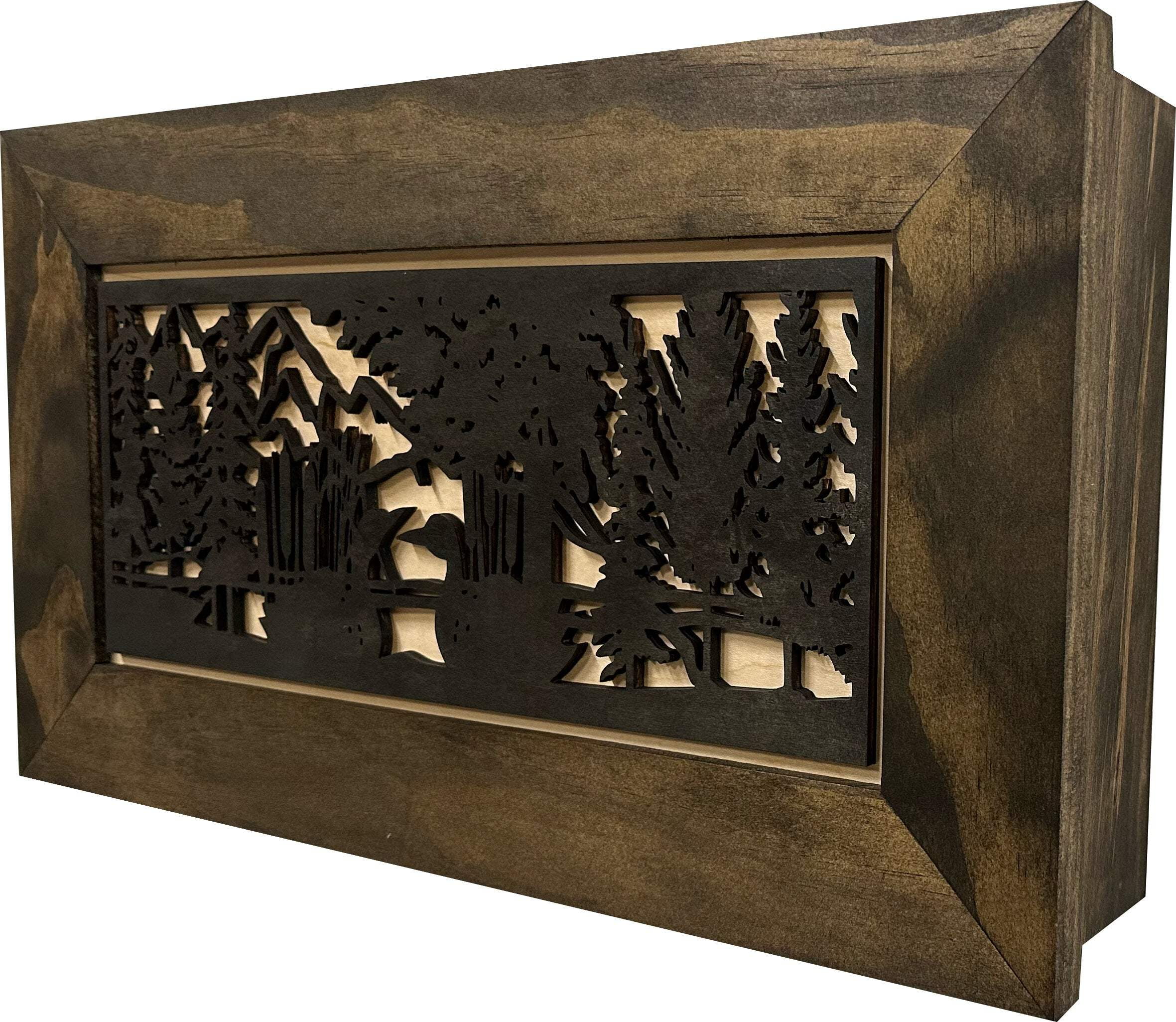 Bellewood Designs Nature and Wildlife Ducks On A Pond Wall-Mounted Gun Safe