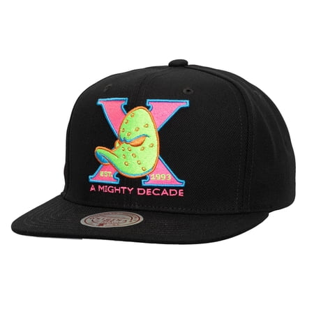 Men's Mitchell & Ness Black Anaheim Ducks Summer Nights Snapback Hat