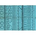 thumbnail image 1 of Ahgly Company Indoor Rectangle Oriental Light Blue Industrial Area Rugs, 8' x 12', 1 of 4