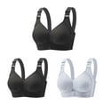 thumbnail image 1 of PEZHADA Womans Fashion Comfortable Breastplate Lace Breathable Bra Underwear No Rims, 1 of 9