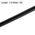 thumbnail image 3 of REGALWOVEN Edge Trim U Seal Black Plastic U Channel Edge Protector Fits 1/64' - 1/16' Edge 5 Feet Long, 3 of 3