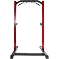 thumbnail image 4 of FlexWave Full Power Rack, Red & Black, 3x3 Steel, Four-Post Design for Home & Commercial Gym Use, 4 of 7