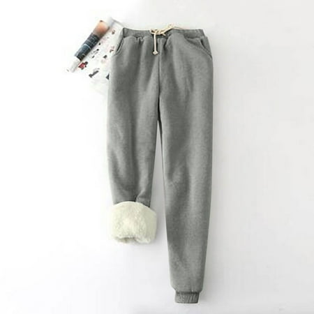 

Yohome Winter Trousers Lamb Cashmere And Cashmere Thickened Warm Bodysuits Leggings