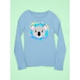 thumbnail image 3 of Koala Face With Leaves Long Sleeve Toddler -Image by Shutterstock,  5 Toddler, 3 of 4