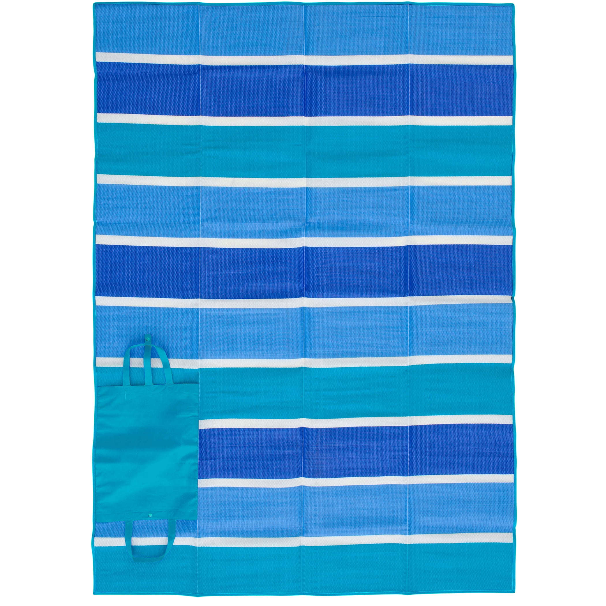 Mainstays 5 ft x 7 ft Aqua Blue Beach Mat