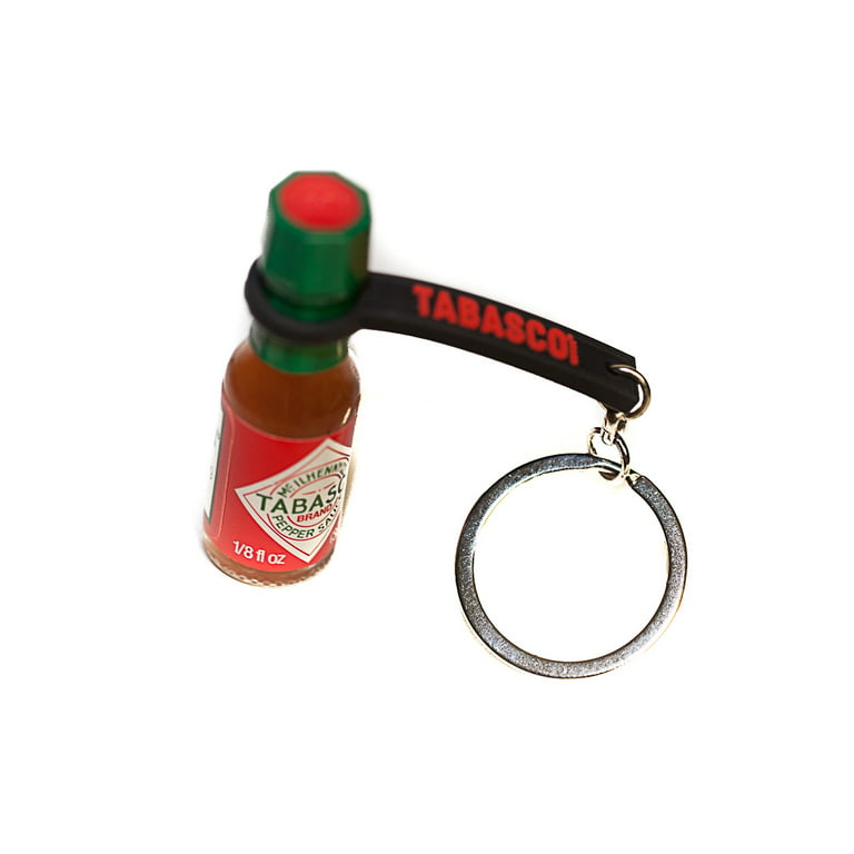 Tabasco Sauce Mini Bottle Keychain Cap