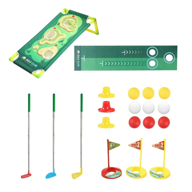 Juego de juguetes de Golf para niños, juego de maleta de Golf para niños, juego de jardín, juguete educativo, ejercicio activo para regalo, niños y , Estilo C