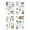 1, variant on NEXAVKPR Bullets Journals Decal Decorative Sticker Travel Scrapbooking Sticker Gift