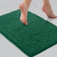 thumbnail image 3 of LuxUrux Extra Soft Plush Bath Rug Green Microfiber Bath Rug, 15 x 23, Super Absorbent, 3 of 8