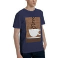 thumbnail image 2 of Bingfone Coffee Cafe Cup Men'S Loose Fit Short-Sleeve Pocket T-Shirt, 2 of 7