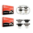 thumbnail image 1 of Positive Plus Front Rear Semi-Metallic Brake Pads Kit for Car BMW M3 650i 645Ci 550i 750i 545i 750Li 745i 535i 745Li 1 Series M 760Li 760i KPF-100429, 1 of 8