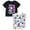 Minnie mouse, black / white, variant on Minnie Mouse 2 Pack Drop Shoulder T-Shirts Infant to Big Kid