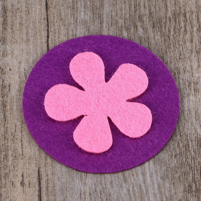 150pcs Felt Flowers Fabric Flower Embellishments For DIY Crafts Sewing  Handcraft (Random Style) 