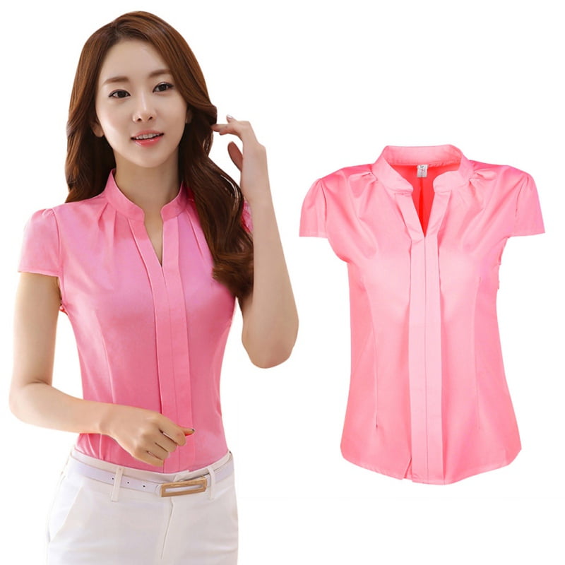 MarinaVida Women's OL Formal Shirt Lady 