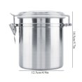 thumbnail image 1 of Récipient à Café sous Vide en Acier Inoxydable Récipient de Stockage sous Vide pour Sucre Thé Haricot, 1 of 8