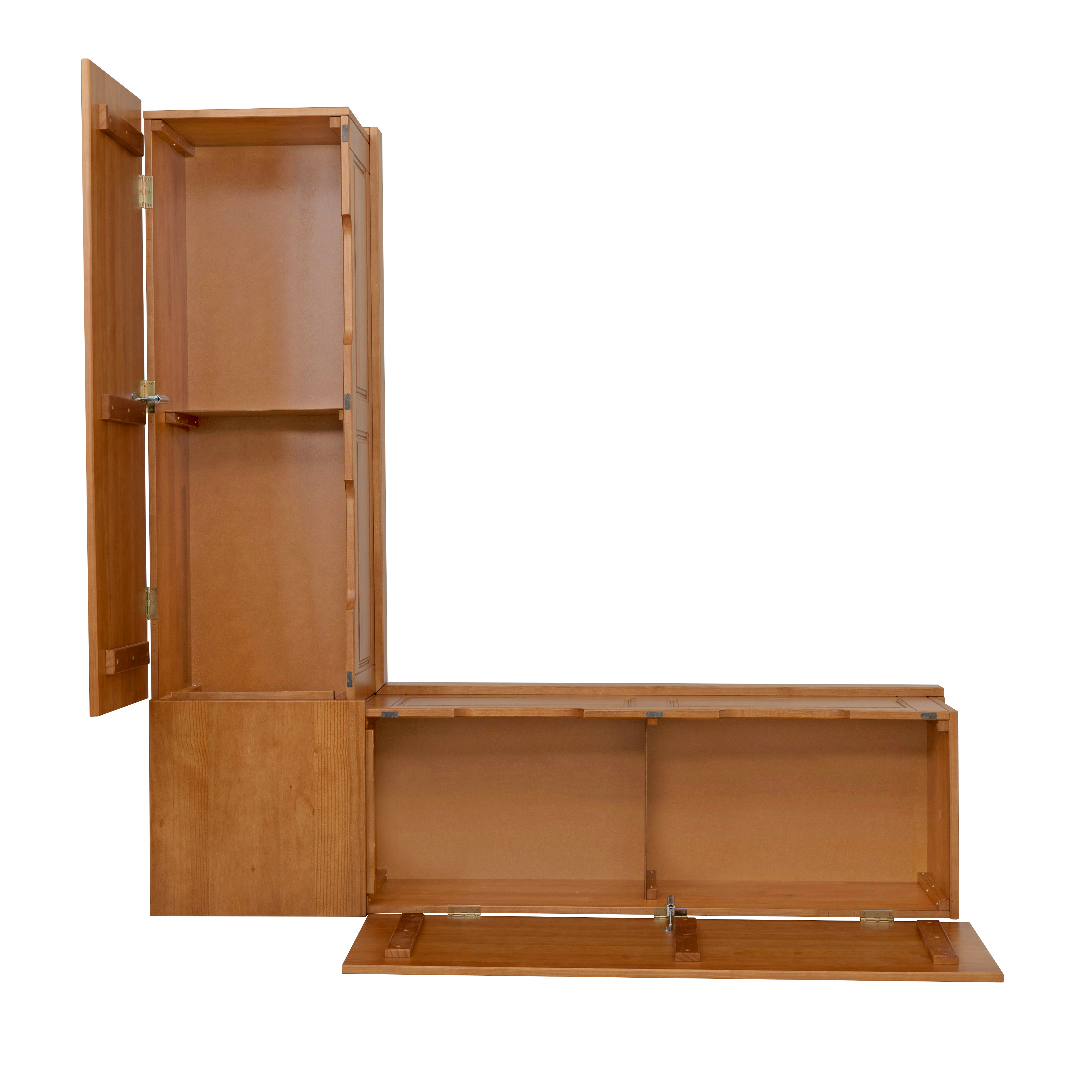 Tobin Backless Nook Caramel