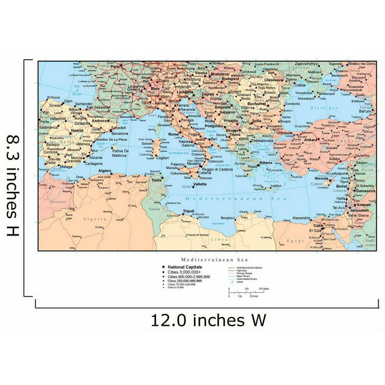 12 maps that explain the Mediterranean Sea - Vivid Maps