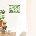 thumbnail image 3 of Garden Signs Vintage Style Metal Tin Plant Slogan Sign, 12x8 inches, Indoor Gardening Decor, Greenery Theme, Gift Choice (Y41), 3 of 5