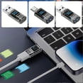 thumbnail image 2 of USB C Female to USB Male Adapter with Digital Display, USB 3.2 Converter Type A to Type C Charging Connector for iPhone, Galaxy, MacBook, 2 of 5