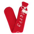 thumbnail image 3 of Long Rubber Hot Water Bottle, Long Hot Water Bag 2000ML  Heat Retention 72cm Detachable Leakproof Fast Heat Transfer  For Bed Red Christmas,Gray Snowflake,Red Snowflake,Grey, 3 of 8