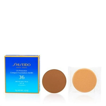 Shiseido SHFOCP7B 0.42 oz 36 UV Protective Refill Compact Foundation, SP70 Dark Ivory