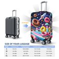 thumbnail image 2 of Travel Luggage Cover Protector - Space Colorful Donut Anti-Scratch Suitcase Covers Fits 18-32 Inch Luggage, 2 of 5