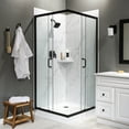 thumbnail image 3 of Palisade 36in x 36in x 78in Waterproof Vinyl Corner Shower Surround Kit with Accessories in Urban Glacier, 3 of 8