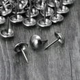 thumbnail image 2 of BIBABLYKE 100 Pcs Antique Furniture Decorative Nails Assortment Upholstery Tacks Doornail Hardware Thick Pushpin Hobnail, 2 of 7