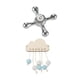 thumbnail image 1 of 2x Tablero Ocupado de Madera DIY, Accesorios Sensoriales, Componentes de Aprendizaje para Niños, Niños Que Viajan Volante y Nubes con Cuentas, 1 of 9