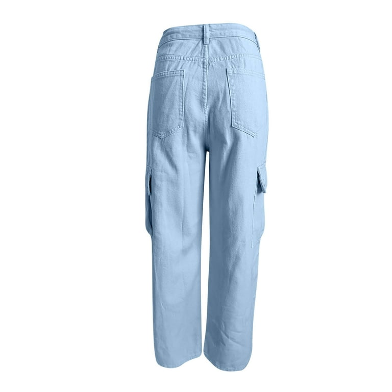 YYDGH Baggy Jeans for Women High Waist Y2K Boyfriend Casual
