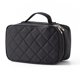 thumbnail image 1 of Caja de cosméticos impermeable en forma de diamante, bolsa de almacenamiento con espejo, bolsa de cosméticos creativa, hecha de nailon, 1 of 5