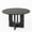 Dark Gray-6, variant on Leovanni 48inch Round Dining Table Set for 4 Modern Solid Wood 5-Piece Kitchen & Dining Room Set with Upholstered Chairs Pedestal Base, Natural