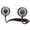 🔥 Black Red_New, variant on Third Generation Sports Neck Hanging Portable Aromatherapy Fan with Luminous Feature Silent Operation Long Battery Life Lightweight Wearable Hands Free Cooling for Travel Gym Outdoor Relaxation Gift