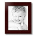 thumbnail image 2 of ArtToFrames 8" x 11" Cherry Picture Frame, 8.5x11 inch Red Wood Poster Frame (WOM-4334), 3 Pack, 2 of 7
