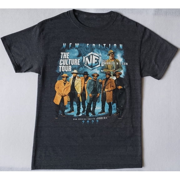 NEW EDITION The Culture Tour 2022 Dark Gray T-Shirt