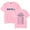 Pink, variant on Matt Hansen Versions of Forever Tour Merch Short Sleeve T-shirt Unisex Fashion Crew Neck Top