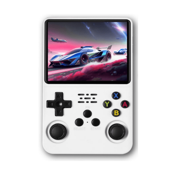 R36S Handheld Game Console 3.5 inch 64GB (White)