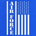 thumbnail image 3 of Tee Hunt Air Force Flag Military Youth T-Shirt Patriot Veteran Stars & Stripes Kids Tee, Gray, Medium, 3 of 5