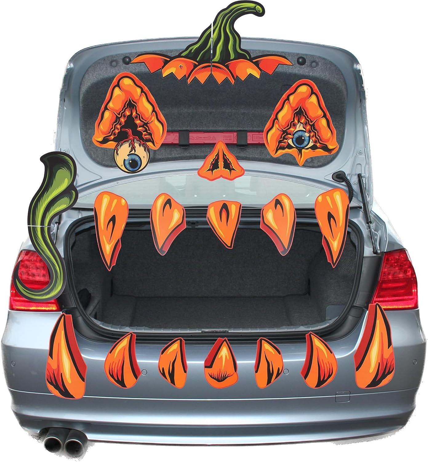 POILKMNI Trunk or Treat Car Decorations Kit, Halloween Dalmatians Dog  Decorations for Car & SUV, Outside Garage Archway Door Haunted House Car