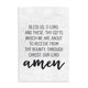 thumbnail image 1 of Stupell Industries Bless Us O Lord Before Meal Prayer Placa De Pared Con Tipografía De Abedul Sutil, 10 X 15, Diseño De Artista Con Letras Y Rayas, 1 of 5