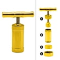 thumbnail image 2 of Meitianfacai Household Powder Grinder T Type Aluminum Alloy Extrusion Tool, Gold, 2 of 4