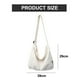 thumbnail image 2 of Bolso de lona para mujer, bolso bandolera, casual, bolso de hombro grande, bolso de compras, estilo unisex Blanco + Rojo + Verde, 2 of 6