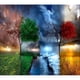 thumbnail image 2 of Cuadro de pared sin marco Likrtyny Pintura al óleo por números Kit Cuatro estaciones sobre lienzo Arte, 2 of 9